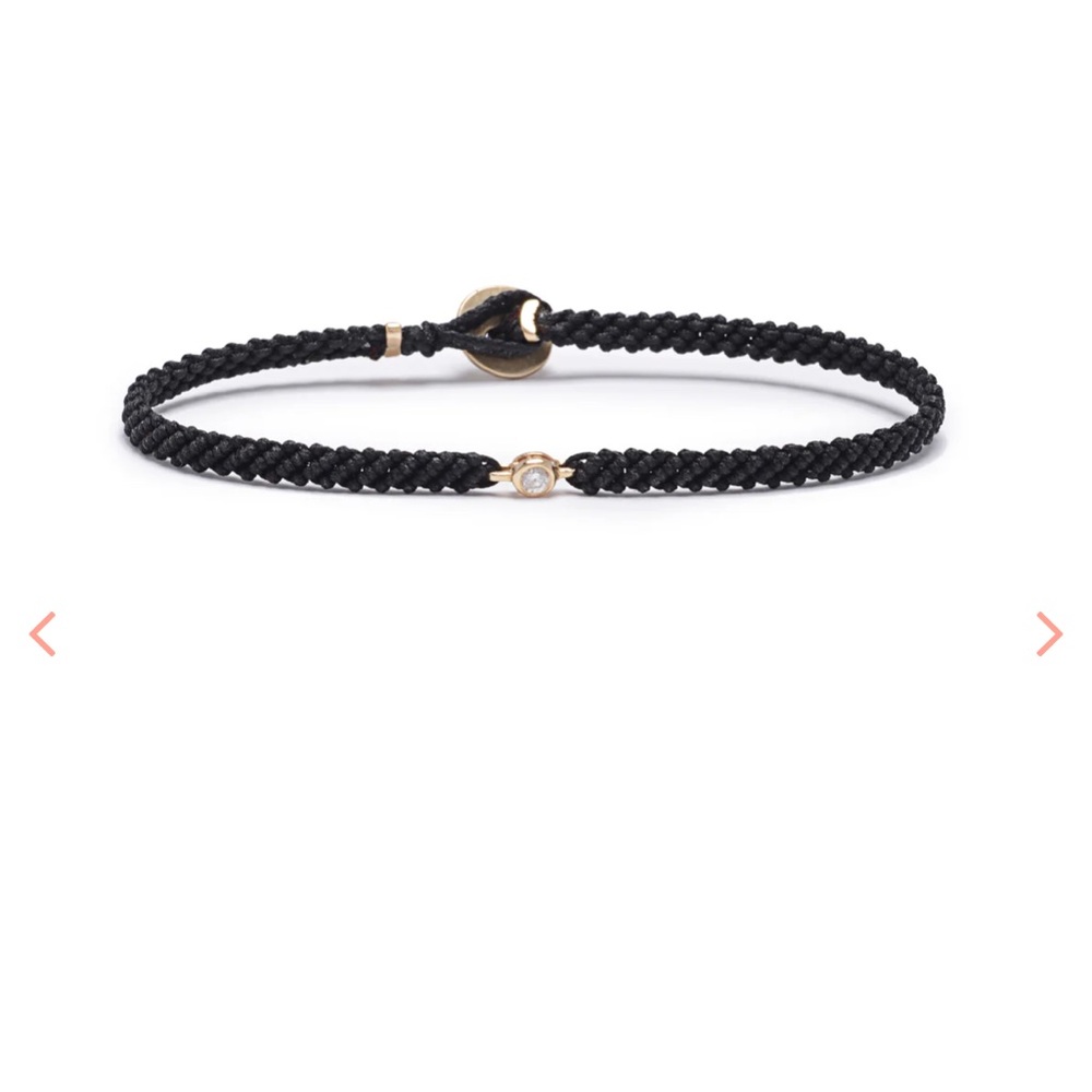 Scosha Classic Diamond Bracelet Black - 7”